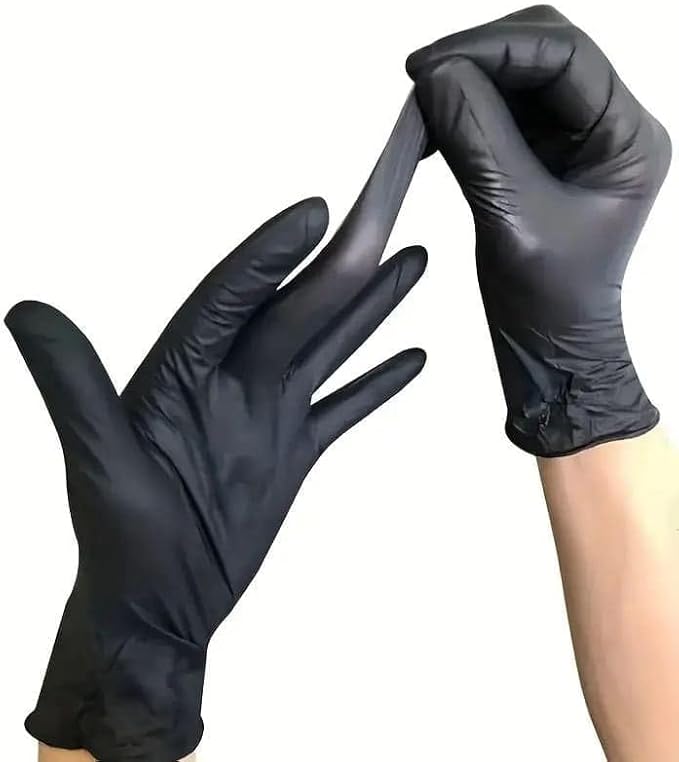 Nitrile Black Gloves | Case of 10 Boxes | Made in Malaysia
