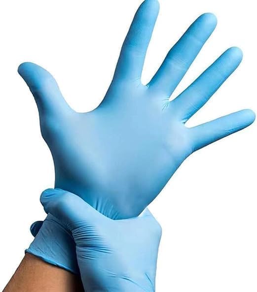 Nitrile Blue Gloves | Case of 10 Boxes | Made in Malaysia