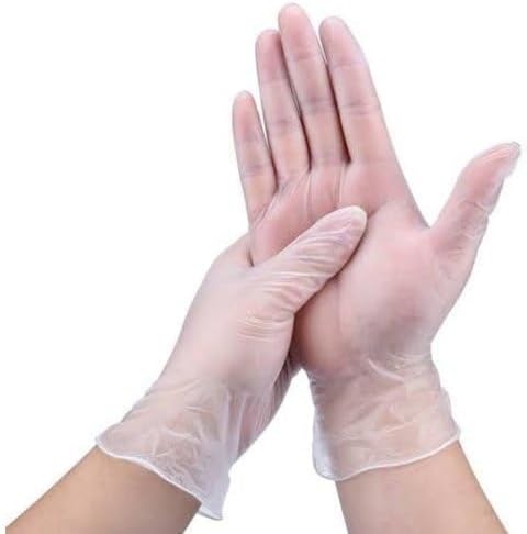 Vinyl Examination Gloves Clear