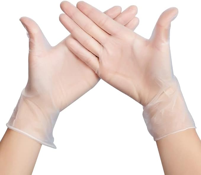 Vinyl Examination Gloves Clear